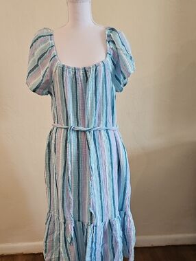 Preppy Boho Bohemian Prep Flowy Romantic Sundress Ruffle Feminine Cottagecore 16